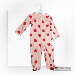 Carter's sleep & play 6 month outfit onesie girls unisex